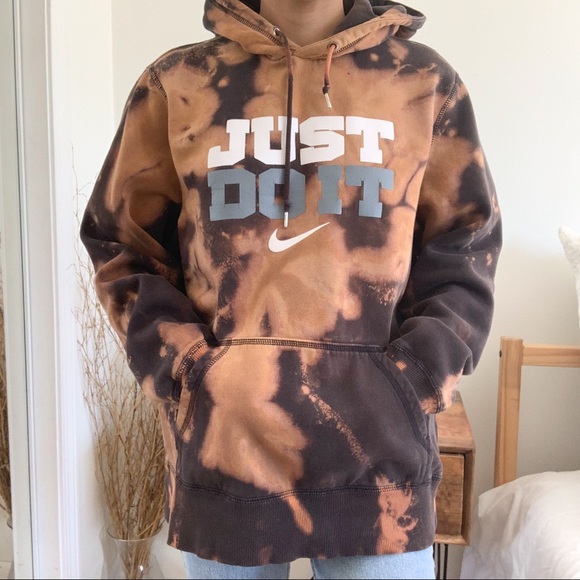 nike just do it tie dye hoodie